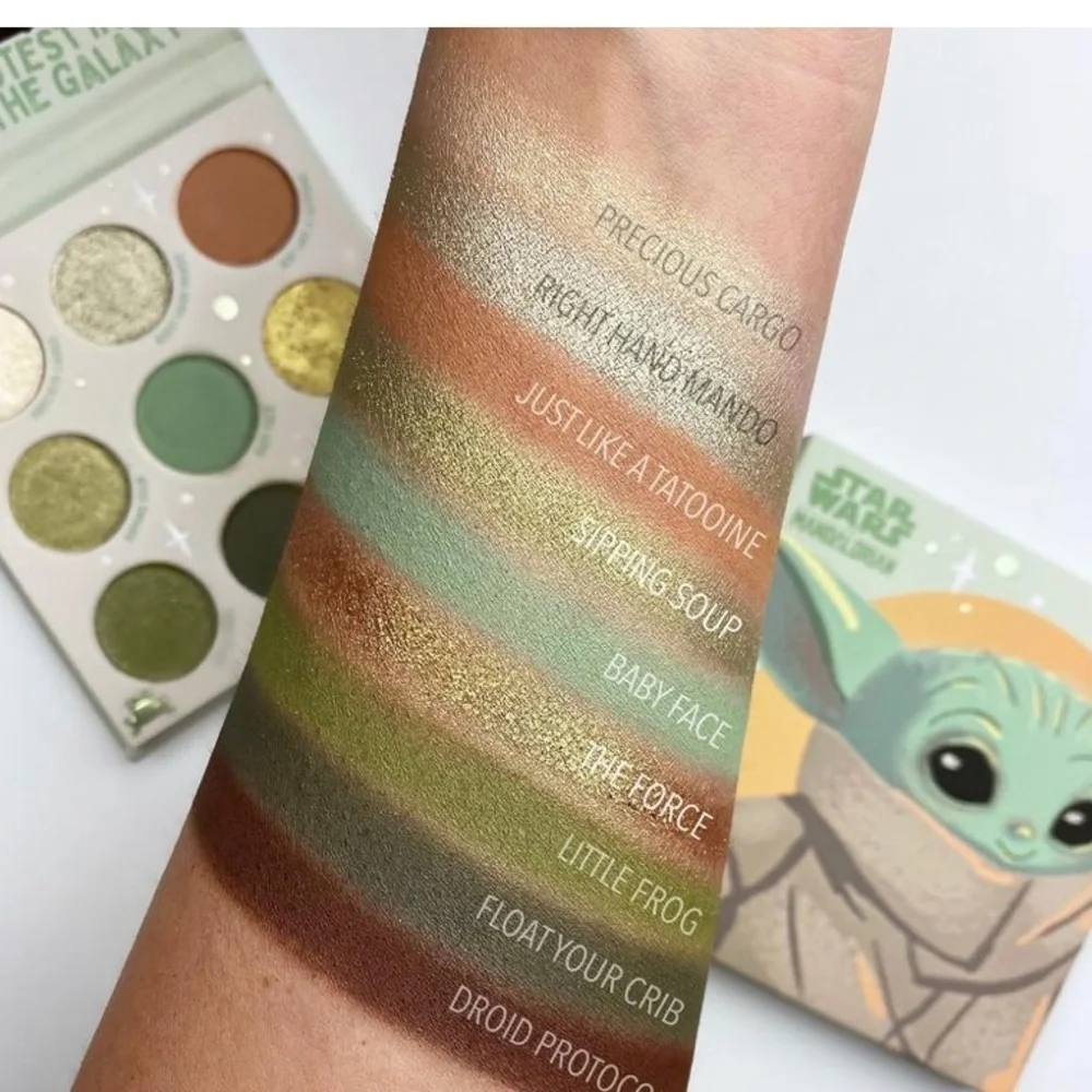 COLOURPOP the child shadow palette, green Patel
